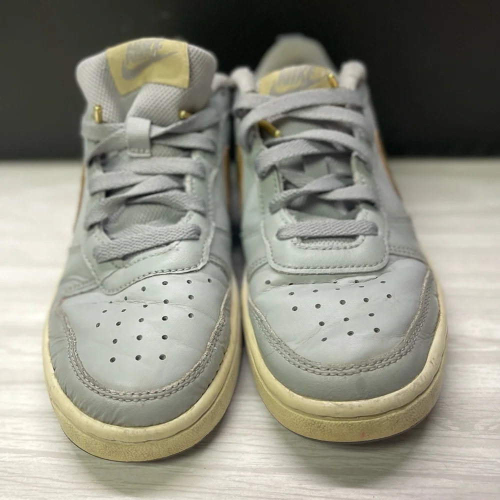 Nike Court Borough Low 2 Gray Sneakers Shoes BQ5448-013 Youth Kids 4Y 2021